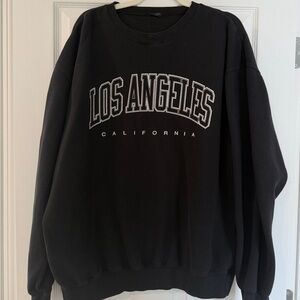 Brandy Melville / John Galt Los Angeles California Oversized Crewneck Sweatshirt